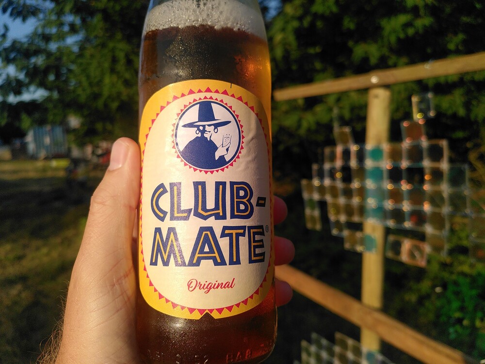 A club mate bottle