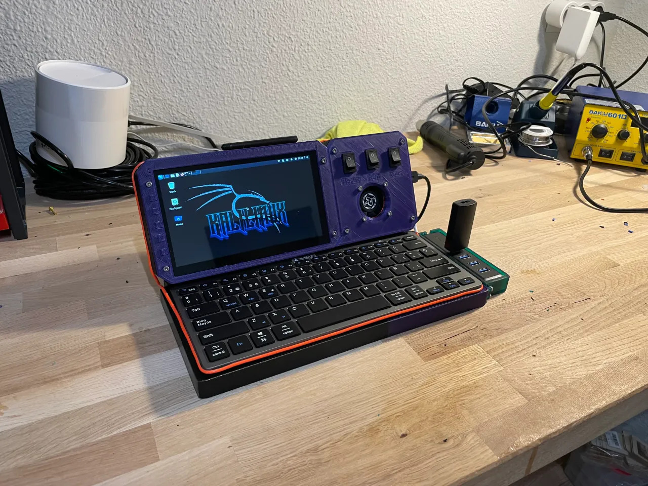 Raspberry pi 4 CyberDeck