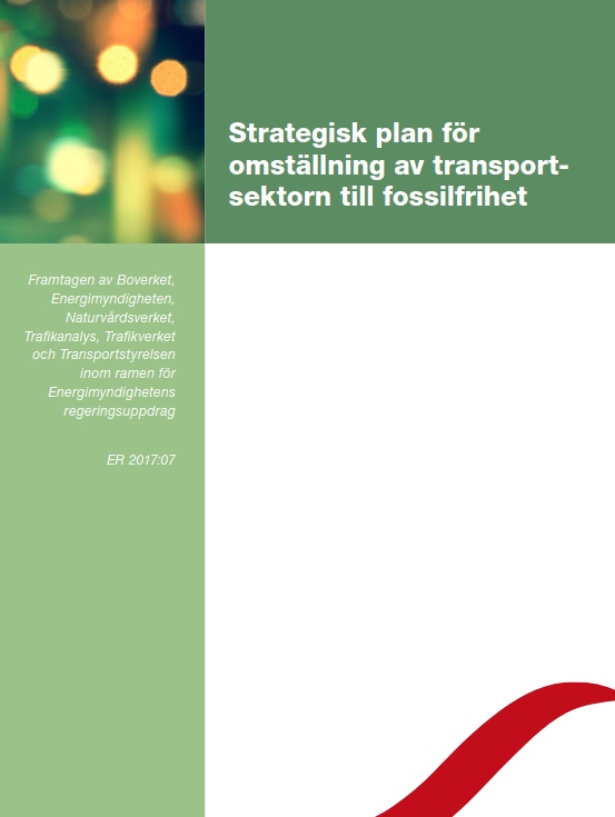 Strategisk plan för omställning av transportsektorn till fossilfrihet