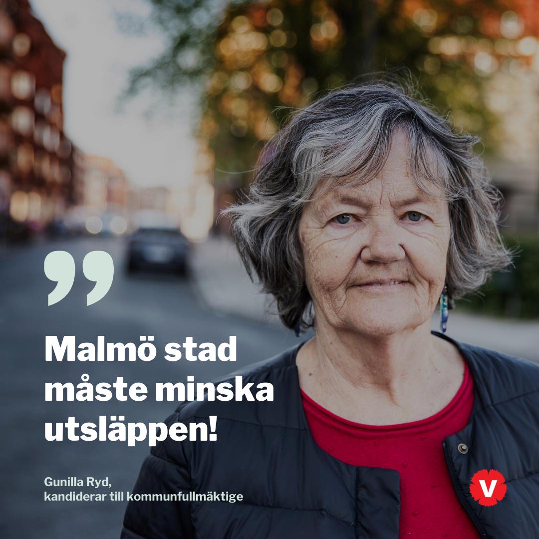 Facebook-bild: Malmö stad måste minska utsläppen